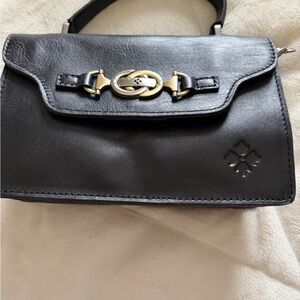 NWT, Patricia Nash,Elegant Black Leather Handbag